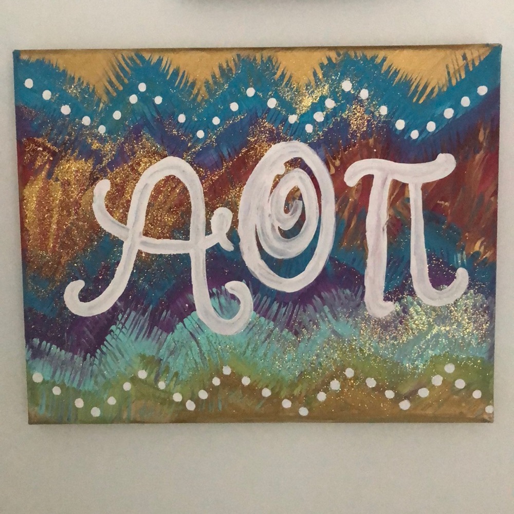 Alpha Omicron Pi canvas